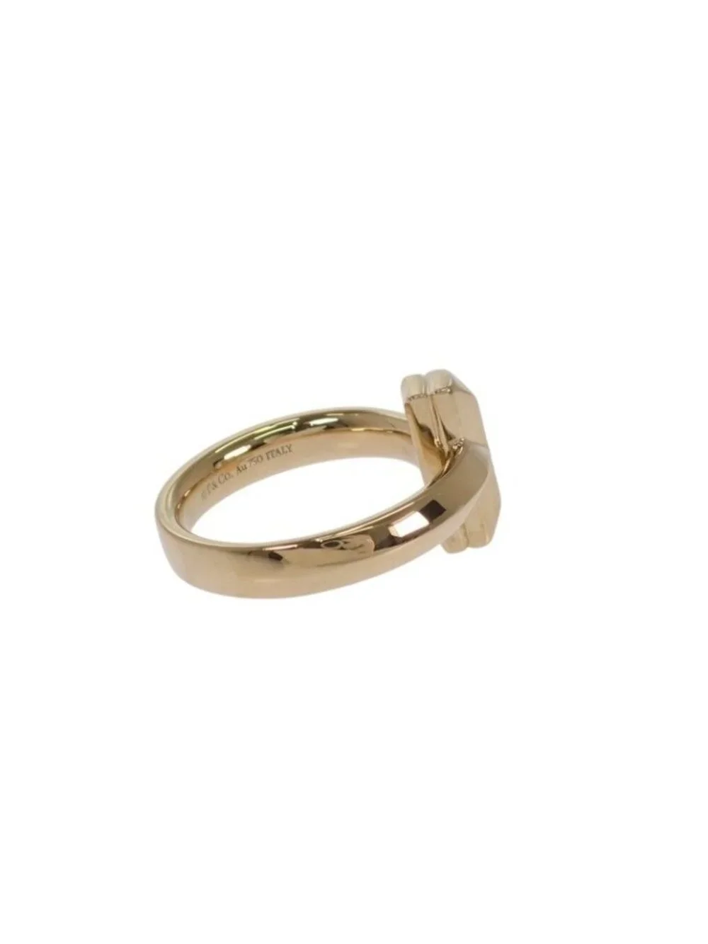 Tiffany & Co T One Wide Actual Ring 18k Yellow Gold